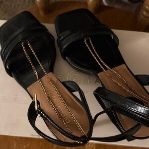 Chinese Laundry Black Sandals